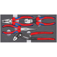 Knipex 4 Piece Mixed Plier Foam Tray Set 002001V15