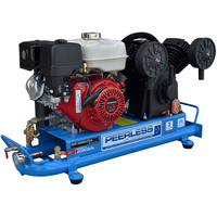 Peerless 545lpm Honda GX270 PV25 Petrol Tube Tank Compressor 00561-2TT