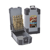 Bordo 29pce 1/16" to 1/2" Cobalt Savage Imperial Drill Set - Plastic Case 11-CF3