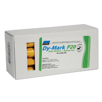Dy-Mark 2mm/4mm Yellow Paint Marker P20 Medium Bullet Tip (12 Pack) 12072005