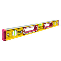 Stabila 1200mm Hand Hole Box Frame Ribbed Level 3 Vial Trade with Non Slip End Caps 196-2/120