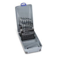 Bordo 25 Piece Black HSS Jobber Set in ABS Plastic Case - 2003-M3