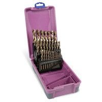 Bordo 29pce 1/16 - 1/2" HSS Cobalt Drill Set ABS Case 2010-F3