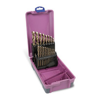 Bordo 21pce 1/16 - 1/2" HSS Cobalt Drill Set ABS Case 2010-F5