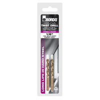 Bordo 1.0mm HSS Cobalt Jobber Drill - Carded 2pk 2011-1.00S