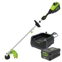 Greenworks 60V 40cm Brushless String Trimmer (Top Mounted) 6.0ah Set 2109007AU-Kit-6