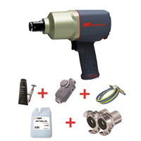 Ingersoll Rand 1" Impact Wrench with Claw Coupling Whip Hose 2155QiMAX-SP-HC