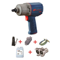 Ingersoll Rand 1/2" Impact Wrench with Claw Coupling Whip Hose 2235QTIMAX-HC