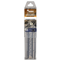 Bordo 6 x 160mm SDS+ Masonry Drill - 10pk 2544-6.00X160TP