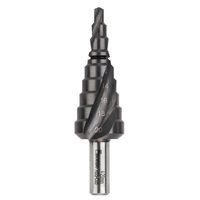 Bordo 4-20 x 2mm Spiral Flute HSS Cobalt TiAlN Coated Step Drill 2602-M2