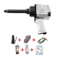 Ingersoll Rand 3/4" Impact Wrench 6" Ext Anvil with Nitto Style Whip Hose Kit 261-6-H