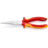 Knipex 200mm 1000V Tethered Long Nose Pliers 2616200T