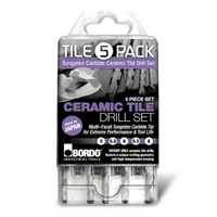 Bordo 5pce 5-8mm TCT Ceramic Tile Drill Set 2710-S1