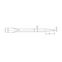 Rennsteig 1m Crowbar Straight Edge with Tip 27321000