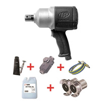 Ingersoll Rand 1" Impact Wrench with Claw Coupling Whip Hose 2925P3Ti-HC