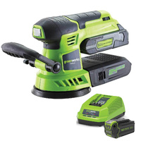Greenworks 24V 12.5cm (4.9") Orbital Sander 4.0ah Set 3100107AU-Kit-4