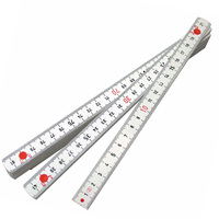 Toledo 2000mm Double Sided Folding Rule Fibreglass Metric 321902