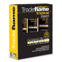 Tradeflame 400g Ultra Gas Cartridge (3 Pack) 326439PK