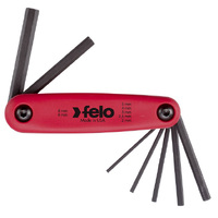 Felo 7pc Hex Key Set Fold Up - Metric 34500701