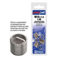 PowerCoil 1/2" x 12 x 2.0D BSW Wire Thread Inserts - 10Pk Clam 3528-1/2X2.0DP