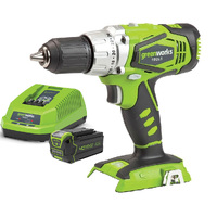 Greenworks 24V Drill 4.0ah Set 3701507AU-Kit-4
