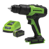 Greenworks 24V Brushless Hammer Drill 4.0ah Set 3704107AU-Kit-4
