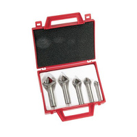 Bordo 5pce 10-31mm 90 Degree HSS Co5 Triple Flute Countersink Set 3843-S