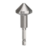 Bordo 14.4mm HSS Countersink Triple Flute 90 Deg. Bright Hex Shank 3846-14.4