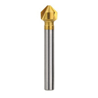 Bordo 20.5mm 90 Degree HSS Co5 TiN Coated Triple Flute Countersink 3853-20.5