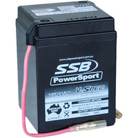 SSB PowerSport V-SPEC 6V 4AH High Performance AGM Motorcycle Battery