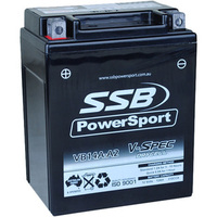 SSB PowerSport V-SPEC 12V 12AH 310CCA High Performance AGM Motorcycle Battery