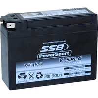 SSB PowerSport V-SPEC 12V 2.3AH 85CCA High Performance AGM Motorcycle Battery