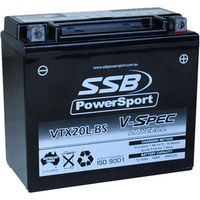 SSB PowerSport V-SPEC 12V 18AH 400CCA High Performance AGM Motorcycle Battery