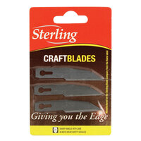 Sterling Straight Edge Keyhole Blade (x3) 401-1