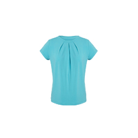 Biz Corporates Blaise Womens Short Sleeve T-Top Aqua Size 4