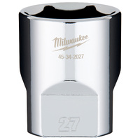 Milwaukee 27mm 1/2" Drive Socket Metric Standard 45342027