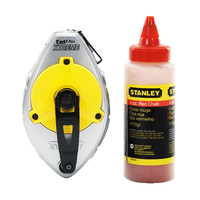 Stanley FatMax Pro Chalk Line Reel 30m/100' with Red Chalk 47-483L