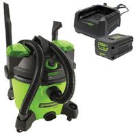 Greenworks 60V 34 Litre AC/DC Wet/Dry Vacuum 4.0Ah Set 4701407AU