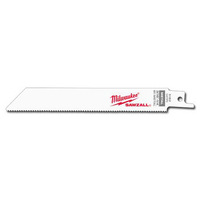 Milwaukee 150mm 14tpi Metal Thin Kerf Recip Blade 50 Pack Sawzall Blade 48016182