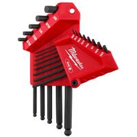 Milwaukee 13 Piece SAE L-Style with Ball End Hex Key Set 48222185