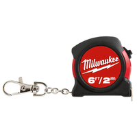 Milwaukee 6'/2m Keychain Tape Measure 48225506C