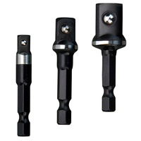 Milwaukee Shockwave Socket Adaptor Set 1/4", 3/8" & 1/2" 48325033