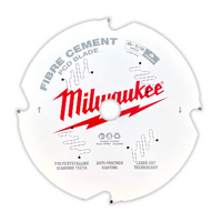 Milwaukee 165mm 6-1/2" 4T Fibre Cement Circular Saw Blade PCD 48408675