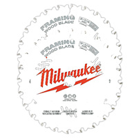 Milwaukee 184mm 7-1/4" 24T Wood Circular Saw Blade Framing (2 Pack) 48418721