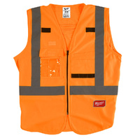 Milwaukee High Visibility Orange Safety Vest