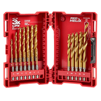 Milwaukee 19 Piece Shockwave Titanium Red Hex Drill Bits Kit 48894860