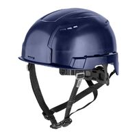 Milwaukee BOLT200 Vented Safety Helmet - Blue 4932480651