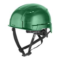 Milwaukee BOLT200 Vented Safety Helmet - Green 4932480652