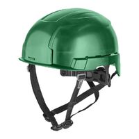 Milwaukee BOLT200 Unvented Safety Helmet - Green 4932480656