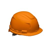 Milwaukee BOLT100 Unvented Hard Hat - Orange 4932480665
